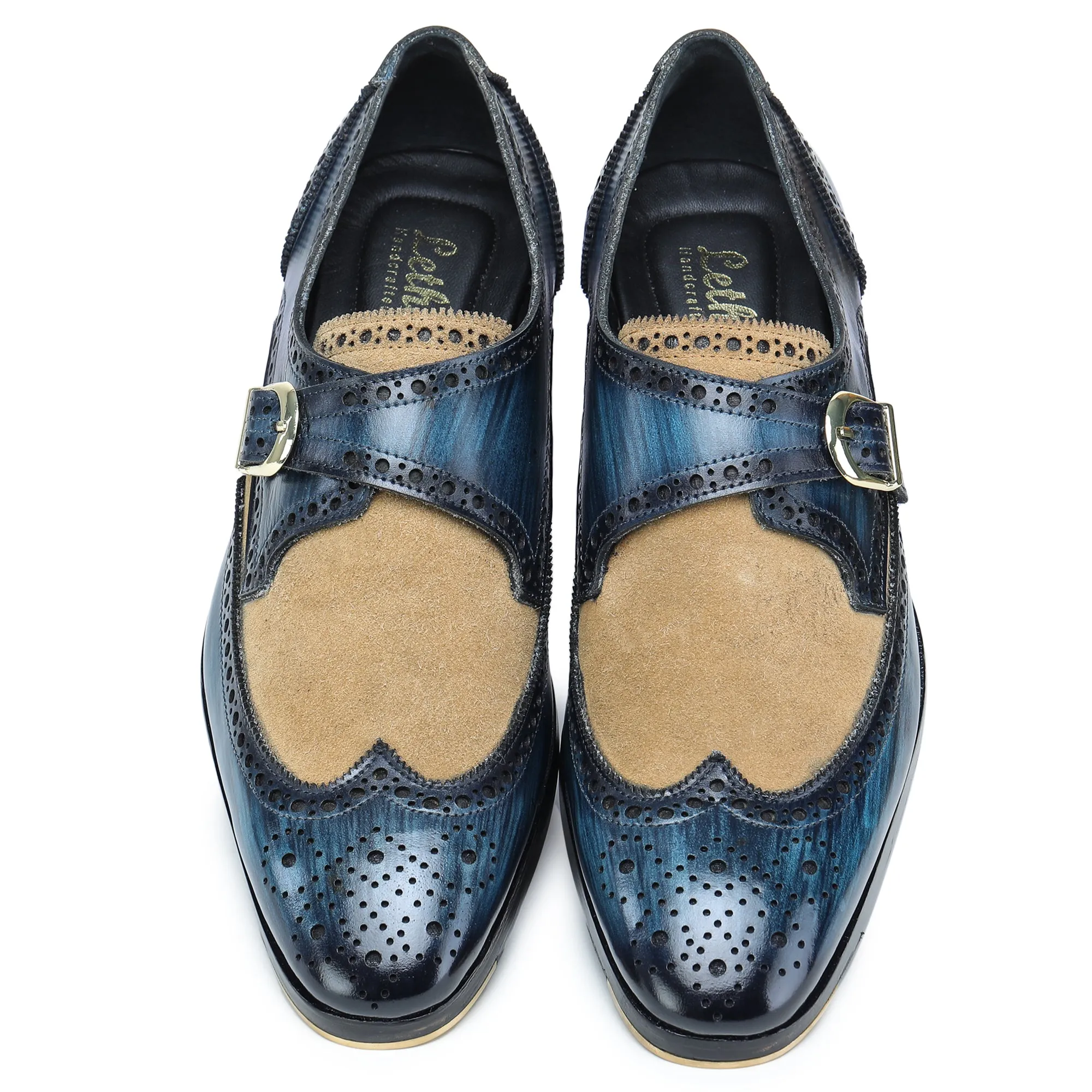 Single Monk Strap - Navy Blue