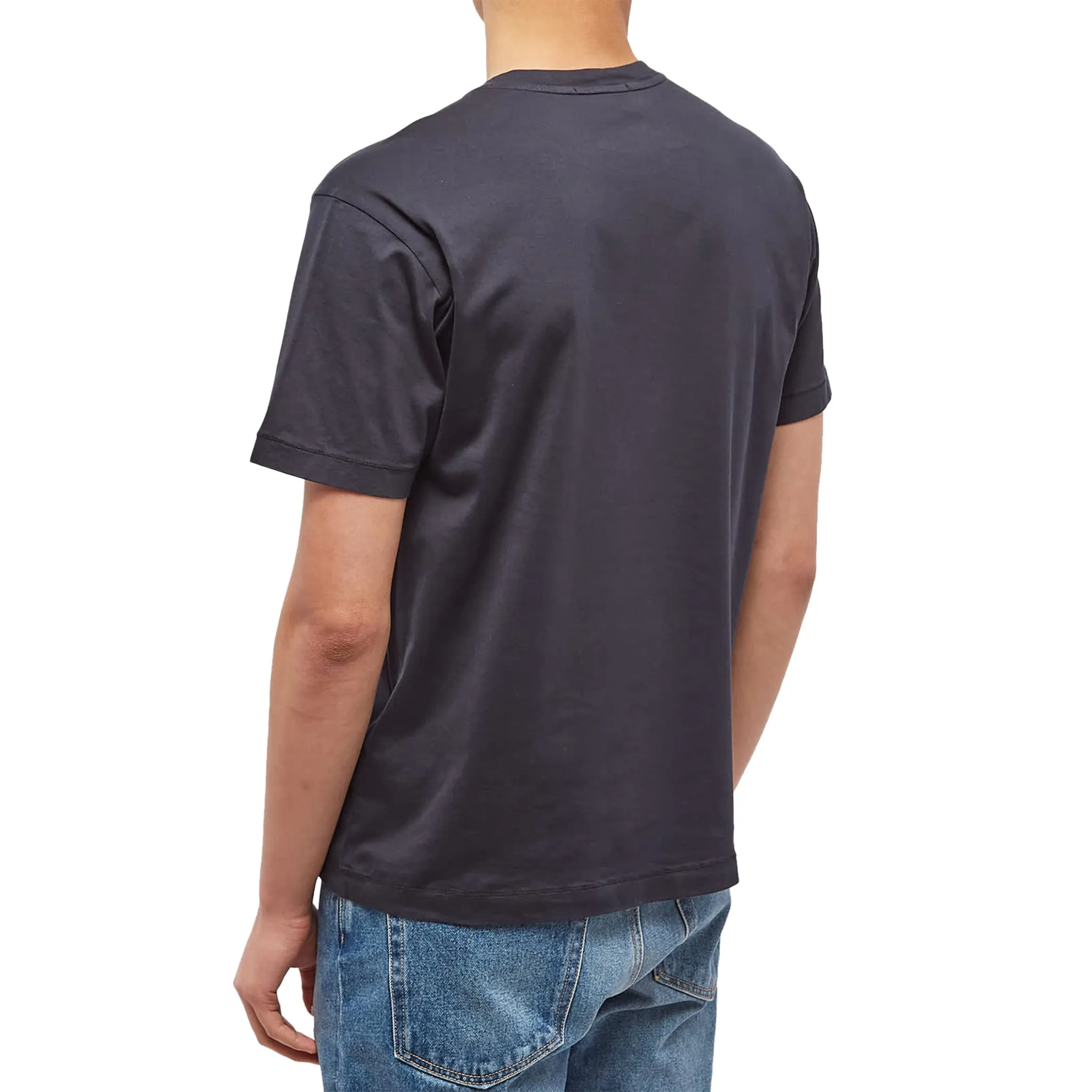 Stone Island Patch Logo T Shirt Navy