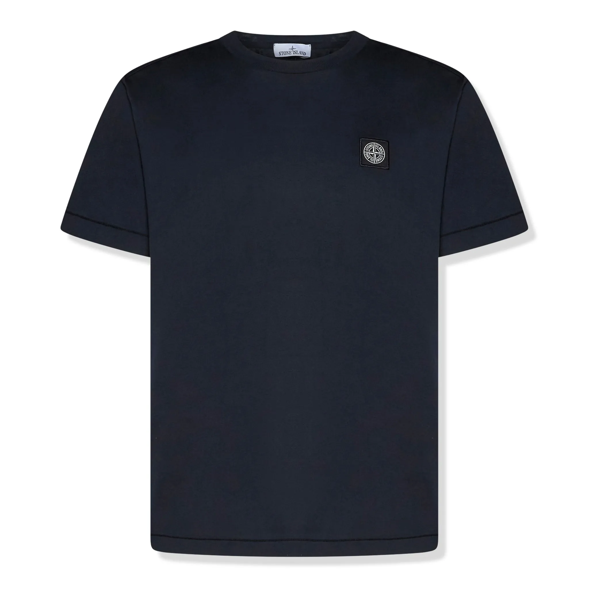 Stone Island Patch Logo T Shirt Navy