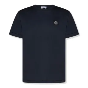 Stone Island Patch Logo T Shirt Navy