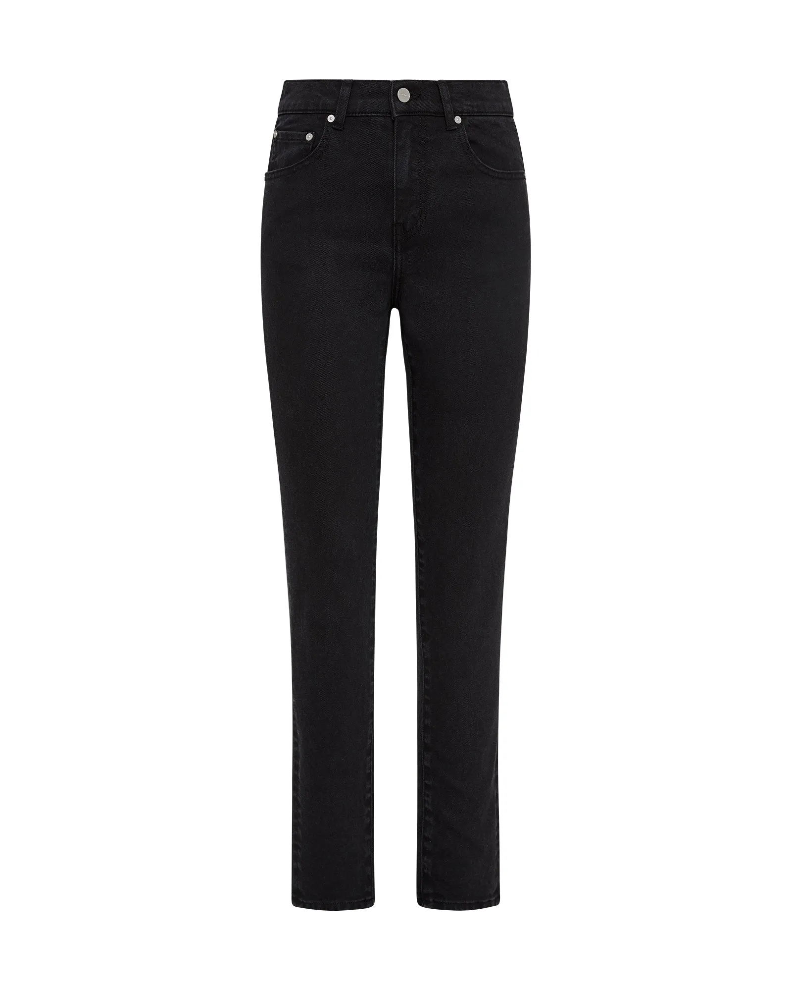 STRAIGHT LEG JEAN - BLACK WASH