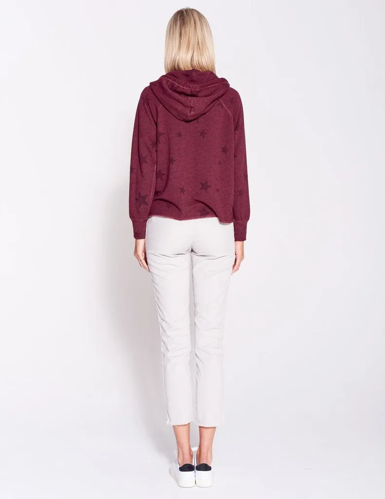 Sundry Stars Crop Hoodie Sweater