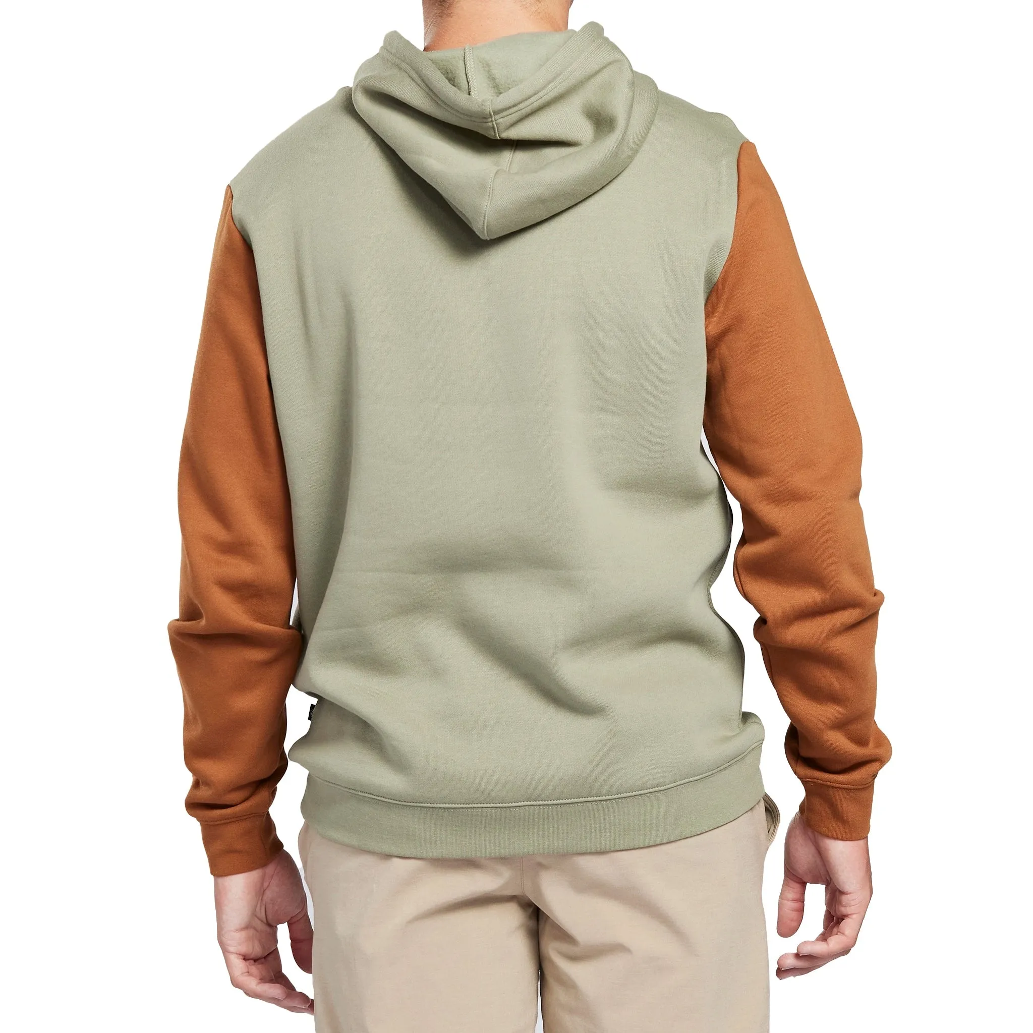 Throttle Blocked Pullover Fleece Hoodie