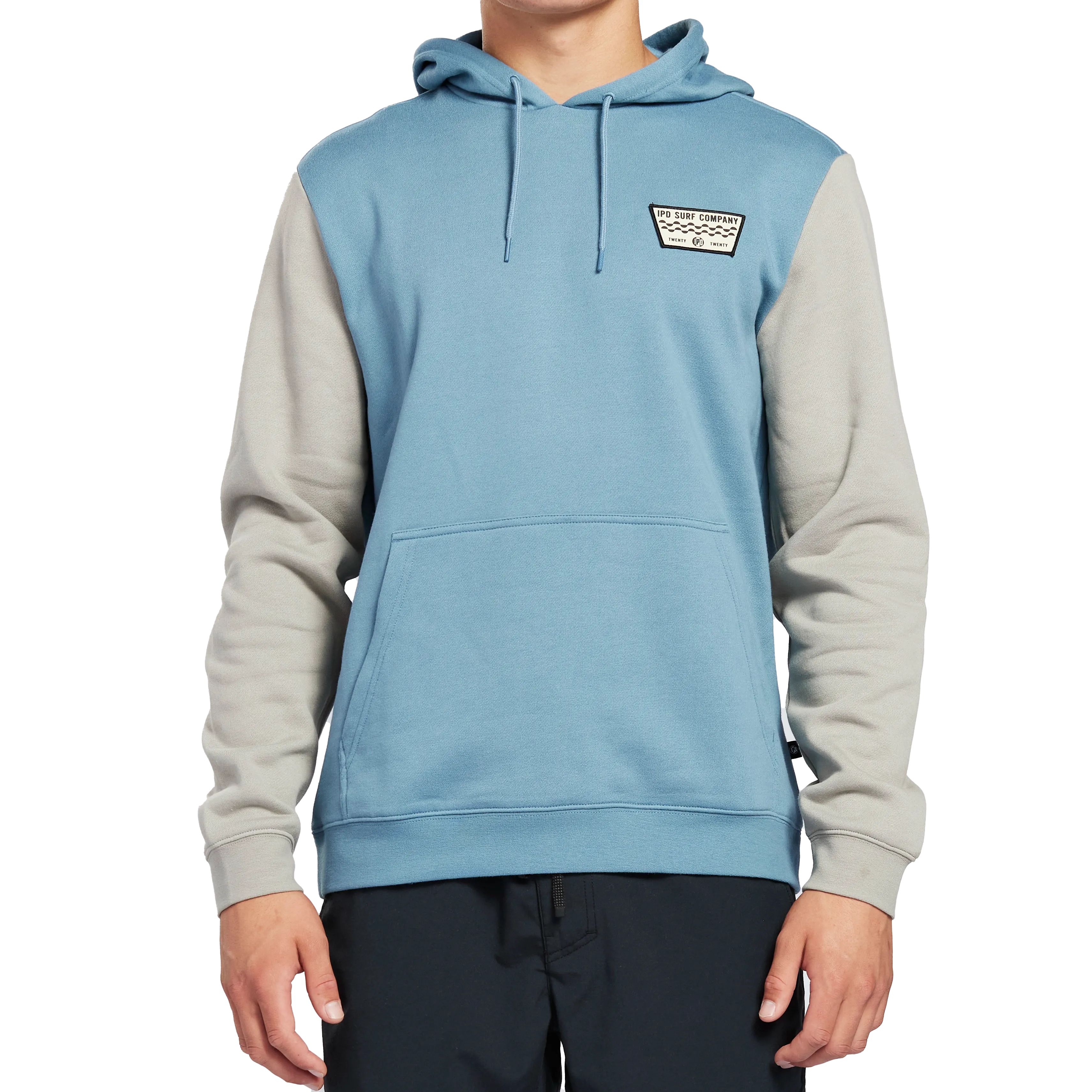 Throttle Blocked Pullover Fleece Hoodie