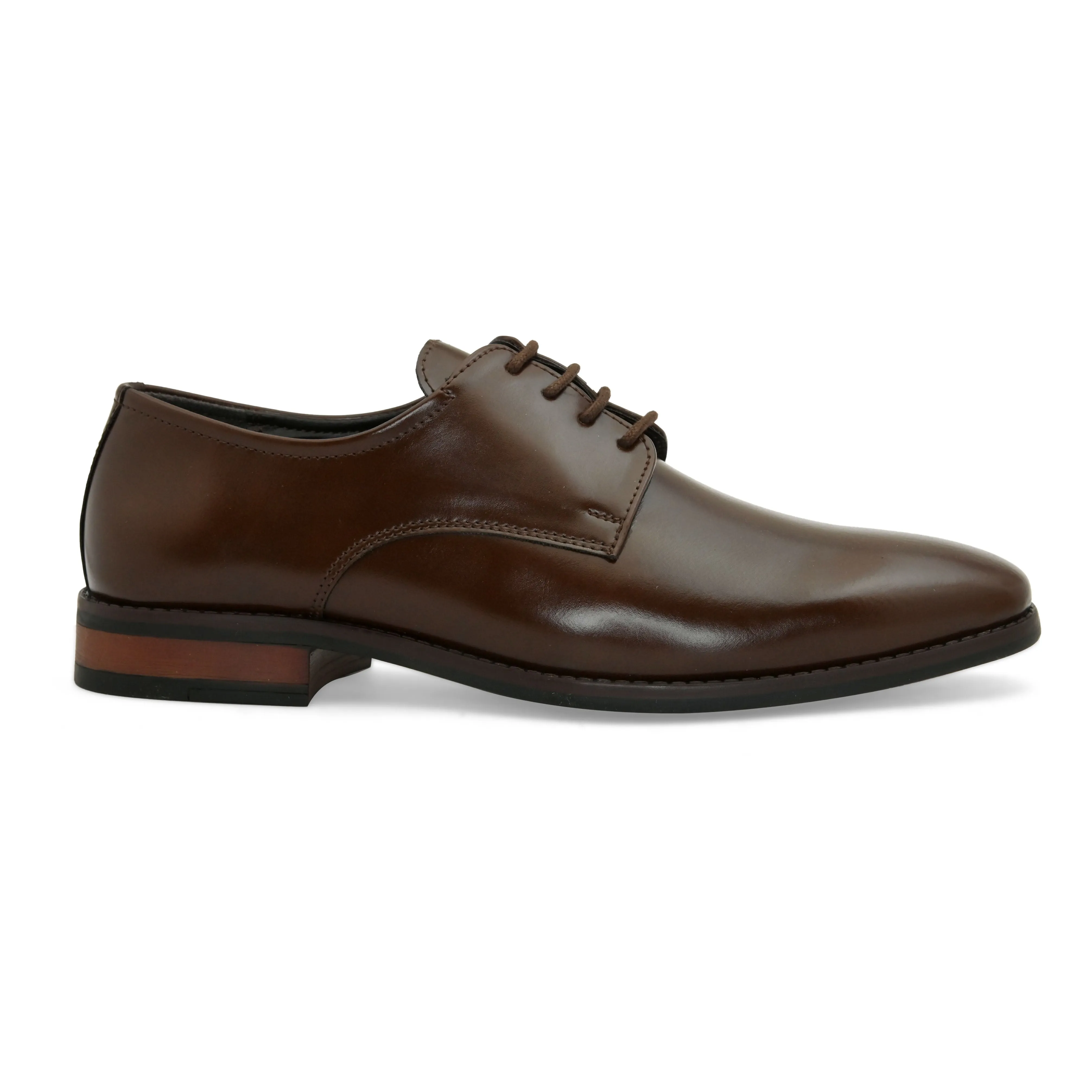 Topline Brown Derby Shoes