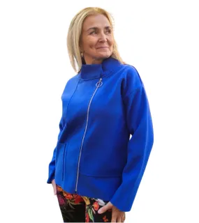 W23177 Side Zip Jacket Royal