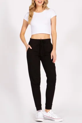 Women's French Terry Jogger Sweatpants?drawstring waistband